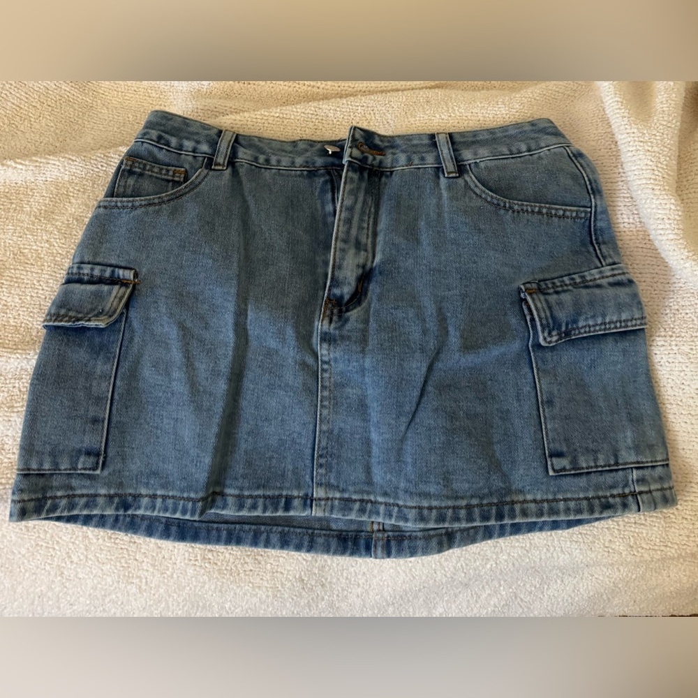 Denim Blue Skirt